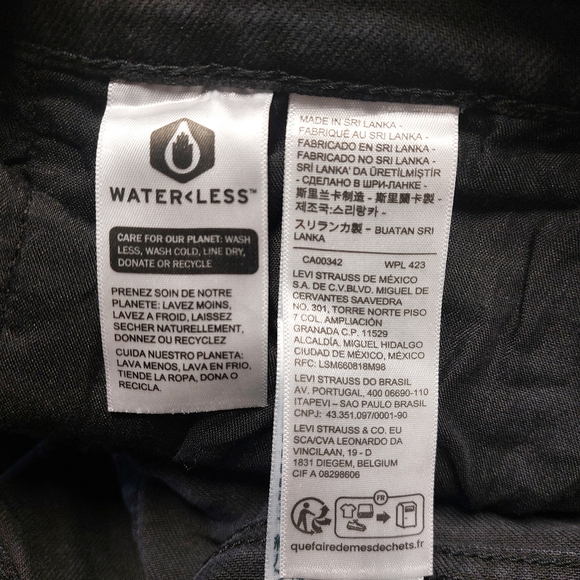 Levi's women's ribcage straight ankle jeans 16w Washed Black Classic Timeless - Picture 14 of 16